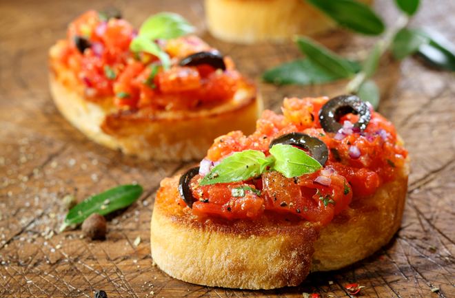 Bruschette s rajčicom